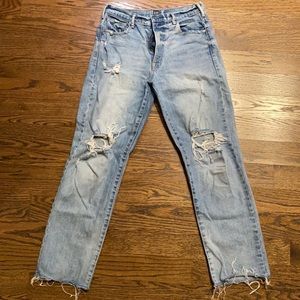 Gap size 28 wide straight jeans